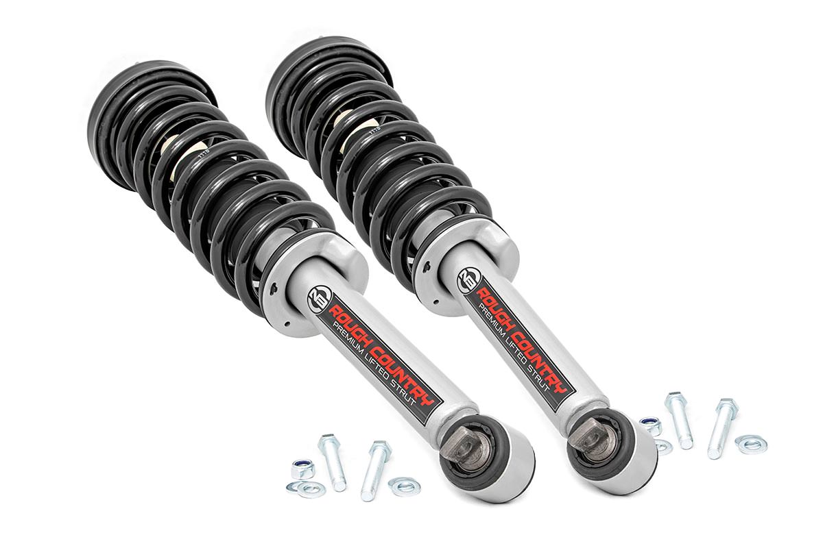 Ford F-150 Suspension Lift Kit - Front - Rough Country - N3 Performance Lifted Struts - '14-'25